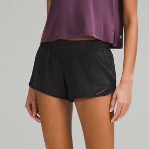 Black Hotty Hot Low Rise Shorts